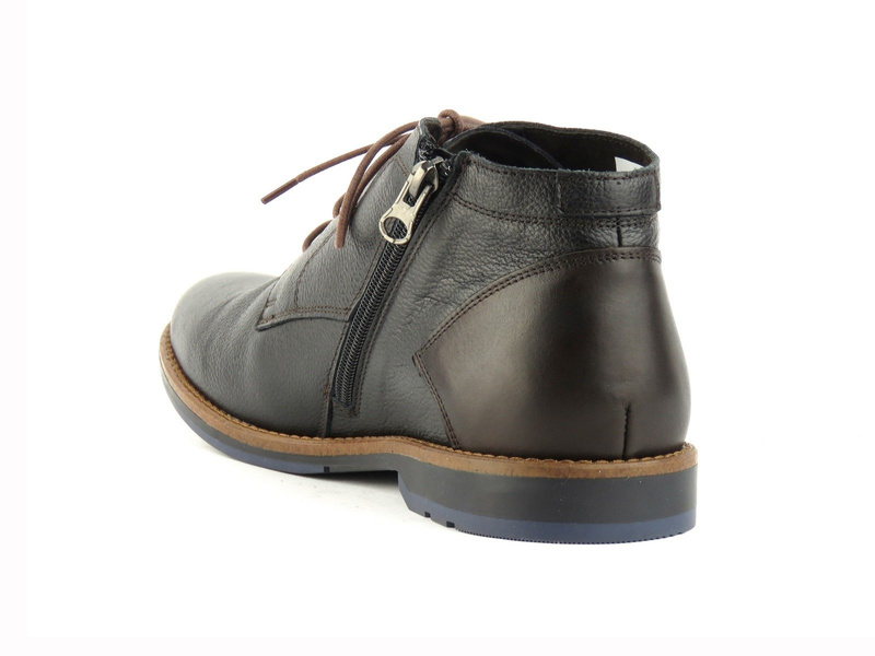 Eleganckie trzewiki męskie NIK Giatoma Niccoli 0491, czarne