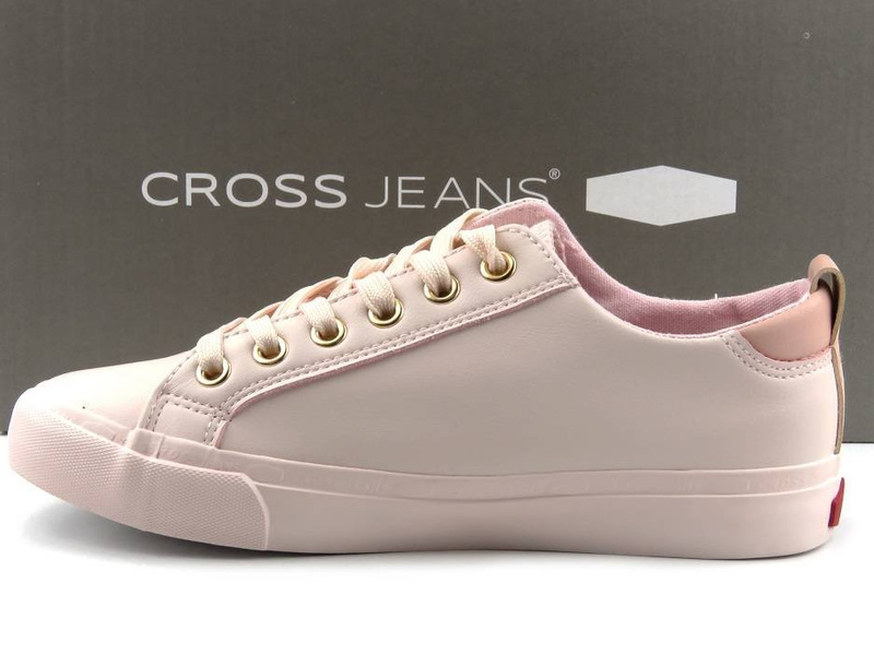 Trampki damskie Cross Jeans HH2R4004C, pudrowy róż