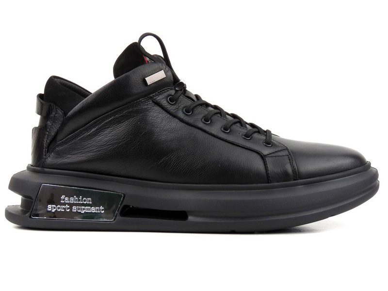 Ciepłe, zimowe buty męskie sportowe - JOHN DOUBARE H1706-W52-A59R, czarne