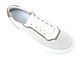Sneakersy damskie ażurowe - VENEZIA SW523, białe