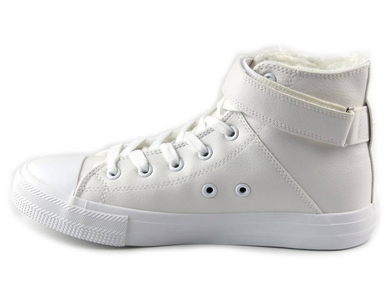 Ciepłe trampki damskie Big Star V274541FW20, białe