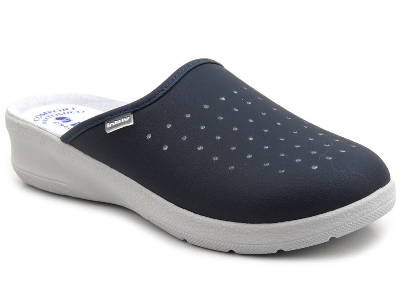 Klapki damskie sanitarne, lekarskie - Inblu 50-33, granatowe