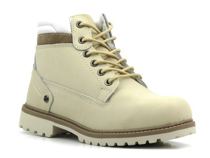 Trapery, ciepłe buty damskie zimowe - DK XC171073, jasnoszare