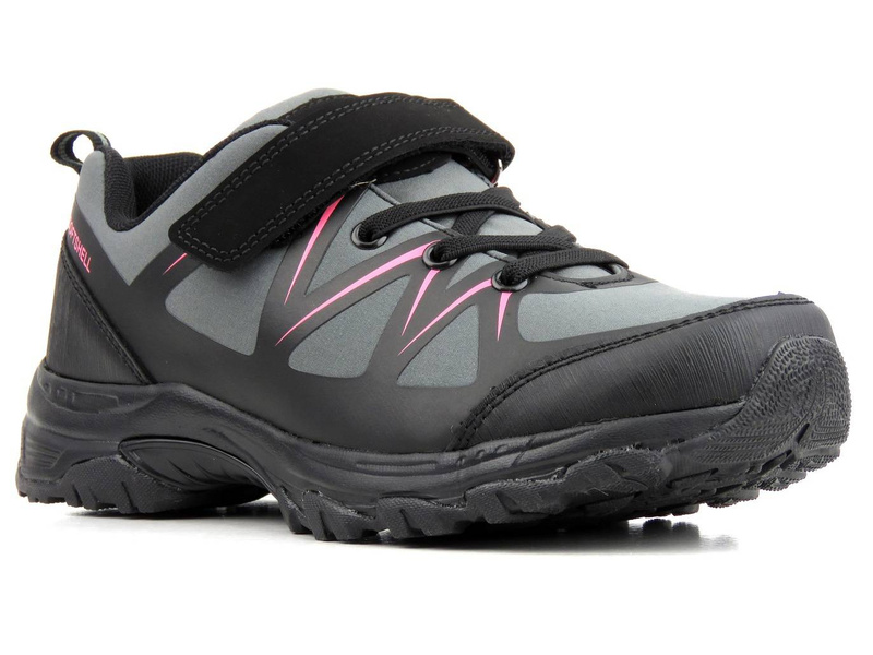 Trekkingi damskie / młodzieżowe - AMERICAN CLUB Soft Shell WT93/22, szare