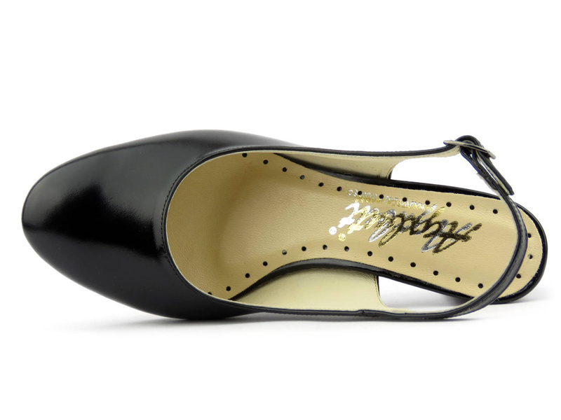 Eleganckie sandały damskie na obcasie - Agxbut 482, czarne