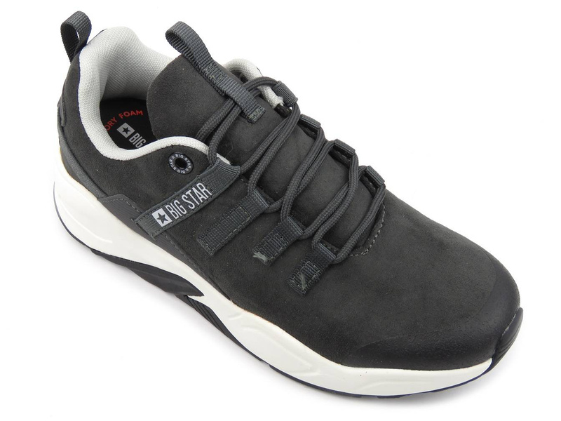 Buty sportowe damskie z Memory Foam - BIG STAR II274255, szare