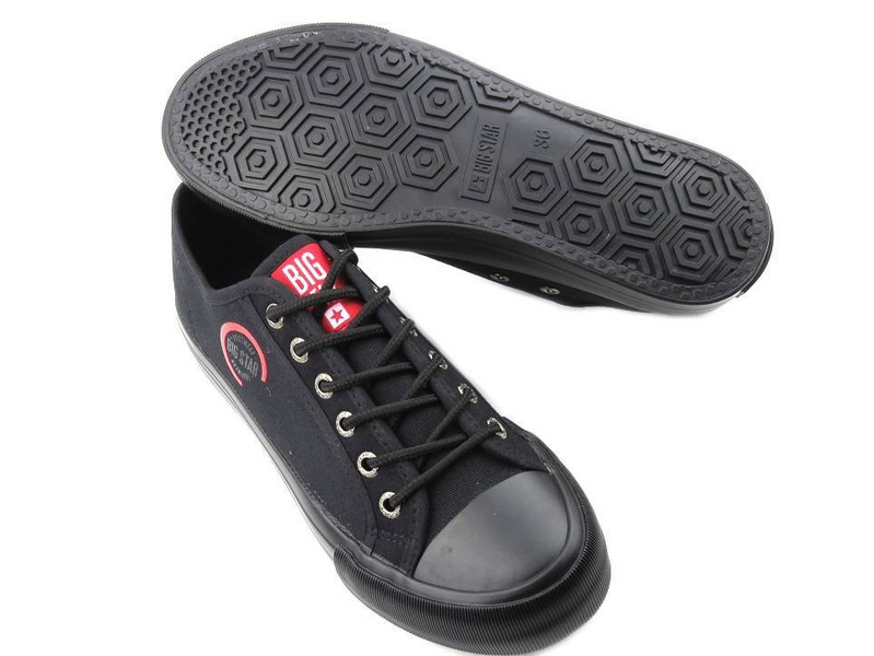Trampki damskie, buty sportowe Big Star HH274121, czarne