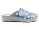 Klapki damskie medyczne ze skórzaną wkładką - Inblu 50-51, jasnoniebieskie