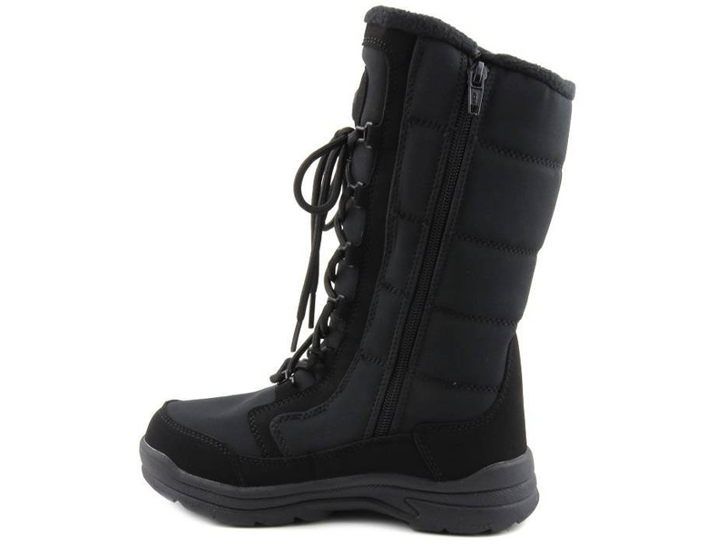 Śniegowce dziecięce czarne AMERICAN CLUB SN12/20