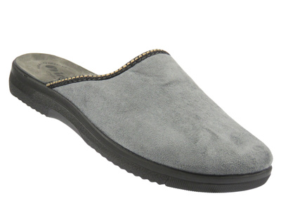 Wygodne klapki damskie Inblu DG-25 – szare, z anatomiczną wkładką