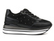 Sneakersy damskie na platformie - INBLU IN-1316, czarne