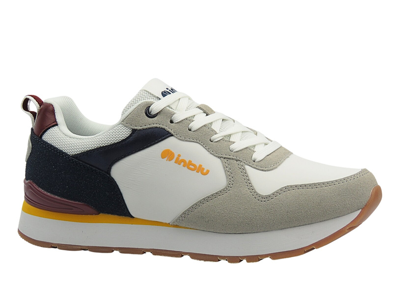 Sportowe buty męskie sznurowane białe Inblu IU-24