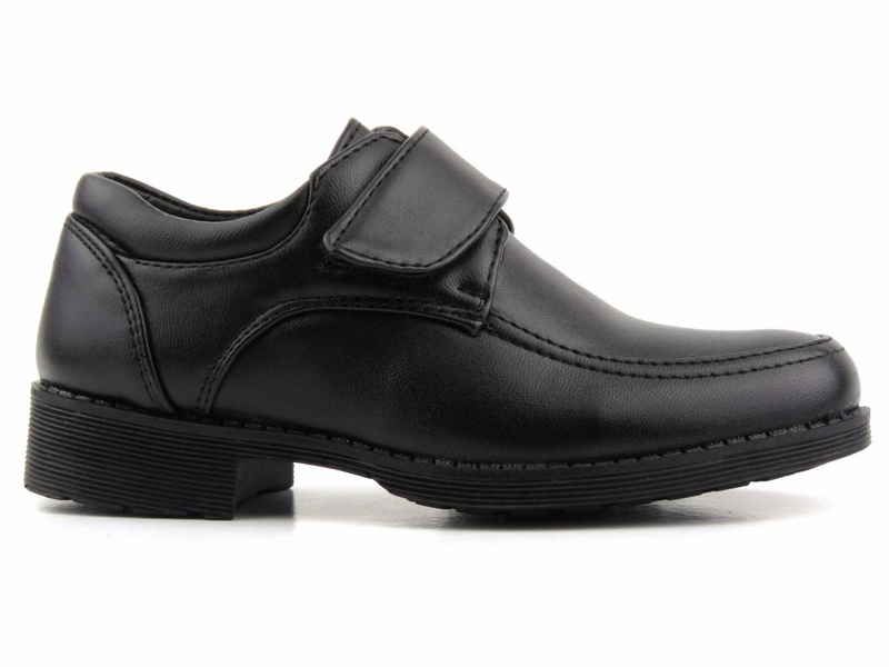 Eleganckie półbuty wizytowe, buty komunijne - American Club KOM 37/22, czarne