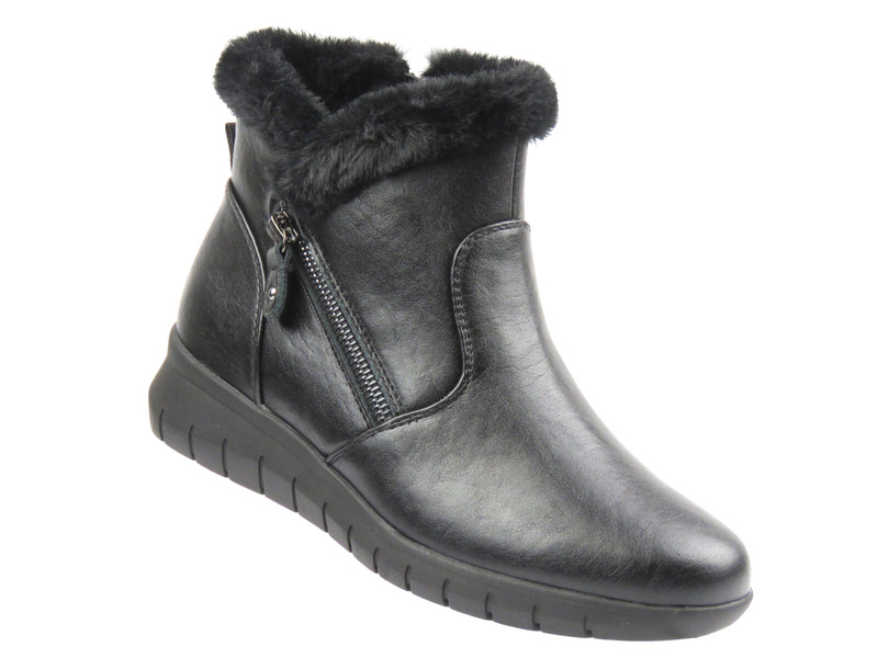 Wygodne botki damskie SOKOLSKI Z24-175, czarne