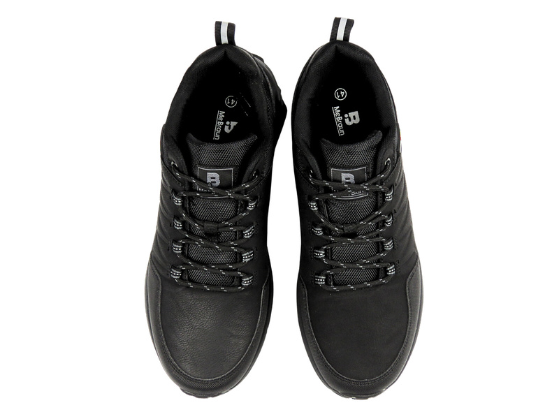 Wygodne męskie buty trekkingowe MC BRAUN 24MN38-8062, czarne