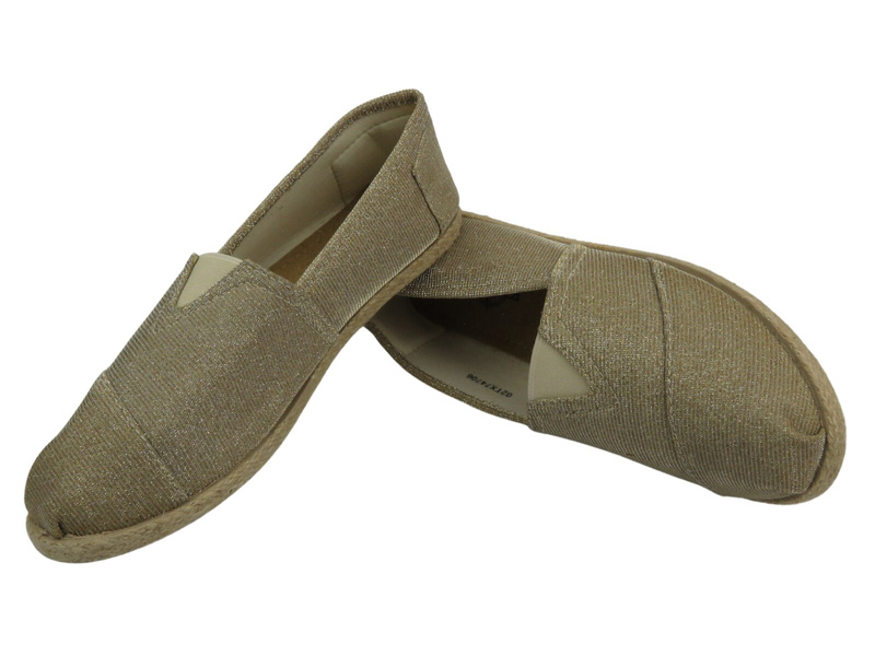 Espadryle damskie - NEWS 02TX74706, złote