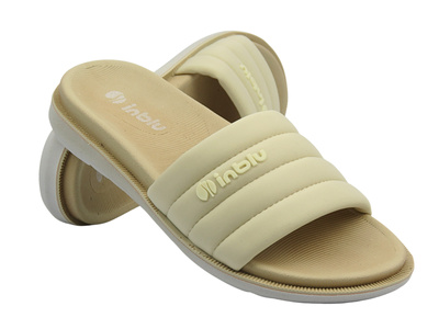 Klapki damskie beżowe INBLU  SF-03