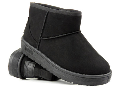 Śniegowce damskie za kostkę - BIG STAR KK274288 906, czarne