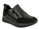 Sneakersy damskie na suwak czarne INBLU IN-389