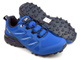 Buty męskie sportowe, adidasy dla biegaczy - DK Speed Grip VB16763, niebieskie