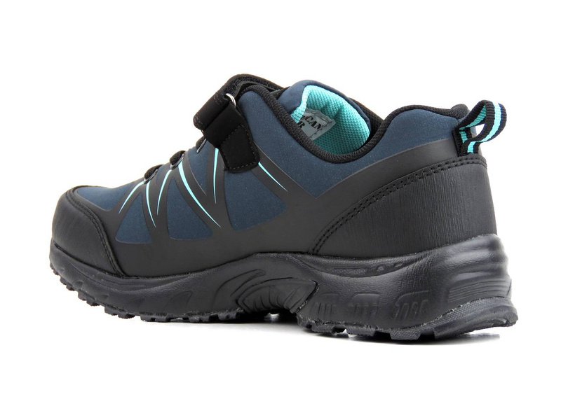 Trekkingi damskie / młodzieżowe - AMERICAN CLUB Soft Shell WT93/22, granatowe