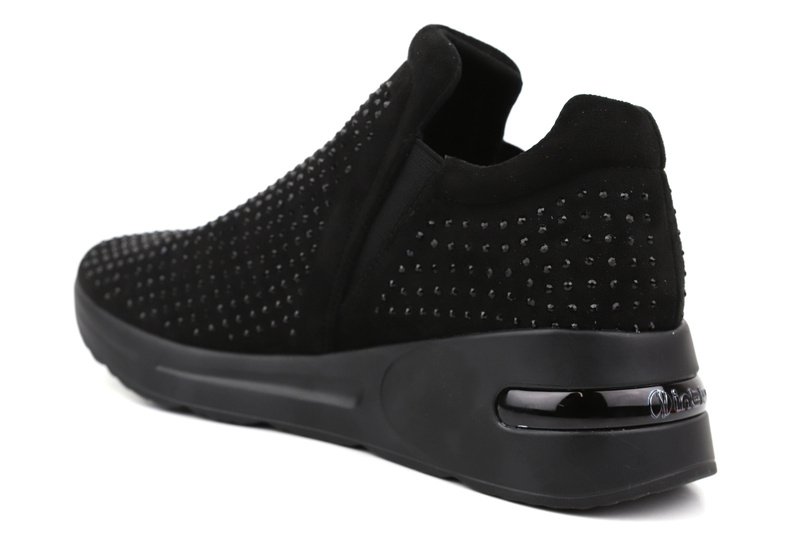 Buty damskie sportowe wsuwane - INBLU IN001310, czarne