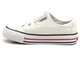 Trampki dziecięce na rzep - LEE COOPER LCW-22-44-0804K, białe