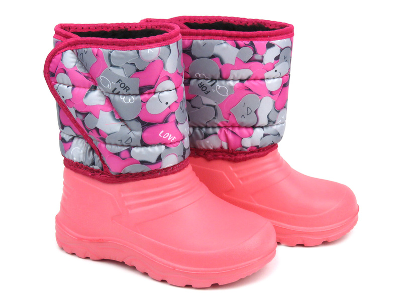 Śniegowce, kalosze dziecięce - Realpaks DC-8/3, pomarańczowe