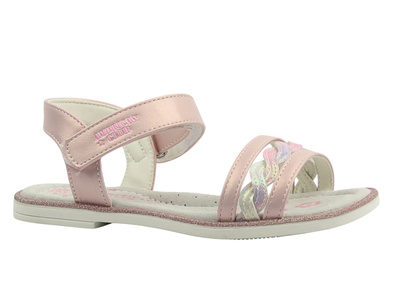 Sandały dziecięce dla dziewczynki różowe American Club XD 85/23