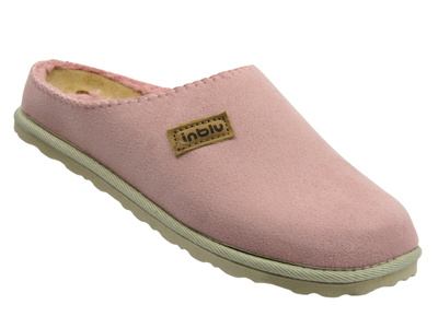 Ciepłe kapcie damskie różowe INBLU CS-45