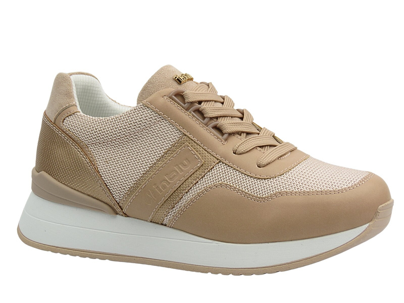 Sneakersy damskie na grubej podeszwie różowe Inblu IN-414