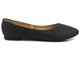 Baleriny damskie Potocki 23-23001BK, czarne