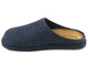 Filcowe kapcie męskie ze skórzaną wkładką - Brinkmann 220296-5, granatowe