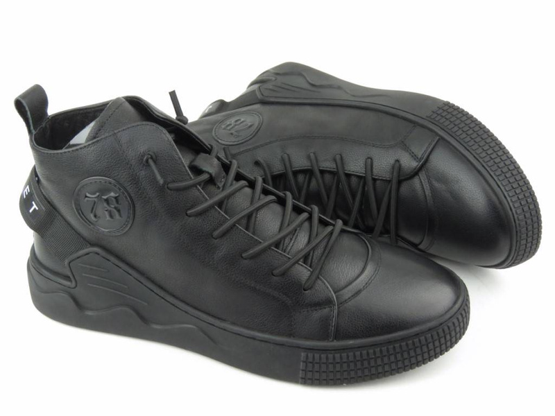 Sneakersy męskie, buty sportowe - JOHN DOUBARE LD1951, czarne