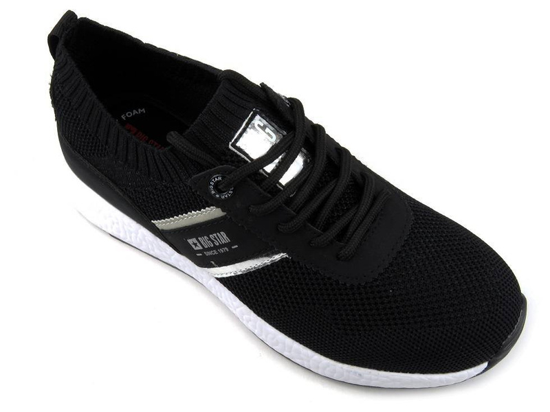 Buty sportowe damskie z Memory Foam - Big Star HH274347, czarne