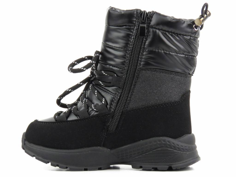 Cieplutkie śniegowce dziecięce - MISS E 22DZ23-5269, czarne