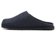 Filcowe kapcie męskie ze skórzaną wkładką - INBLU SI-20, granatowe