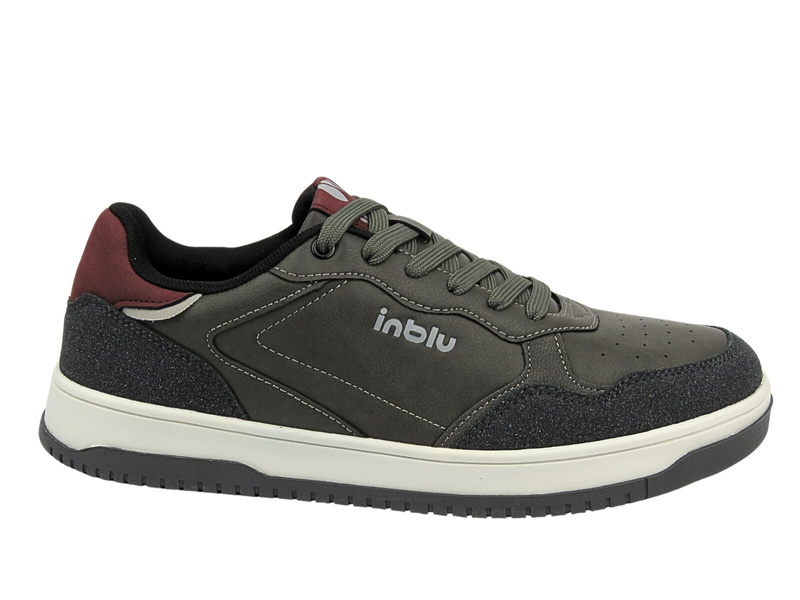 Sznurowane buty sportowe męskie szare Inblu IU-14