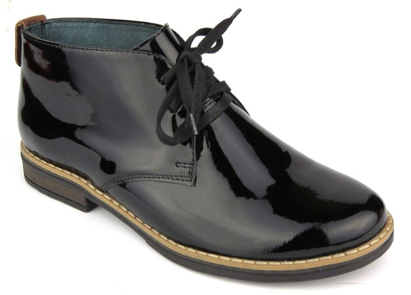 Lakierowane botki damskie BUT S Y142