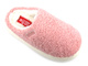 Futerkowe kapcie damskie na grubej podeszwie - Big Star MM274131, różowe