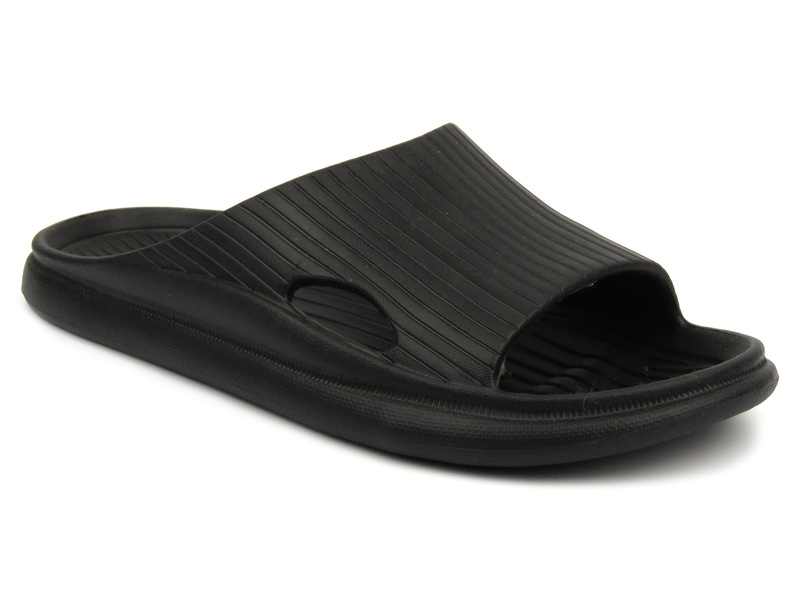 Klapki damskie - Realpaks G-101,czarne