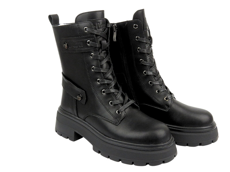 Trapery, damskie - LEE COOPER 24-01-2978L, czarne