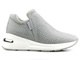 Buty damskie sportowe wsuwane - INBLU IN000284 GHIACCO, srebrne