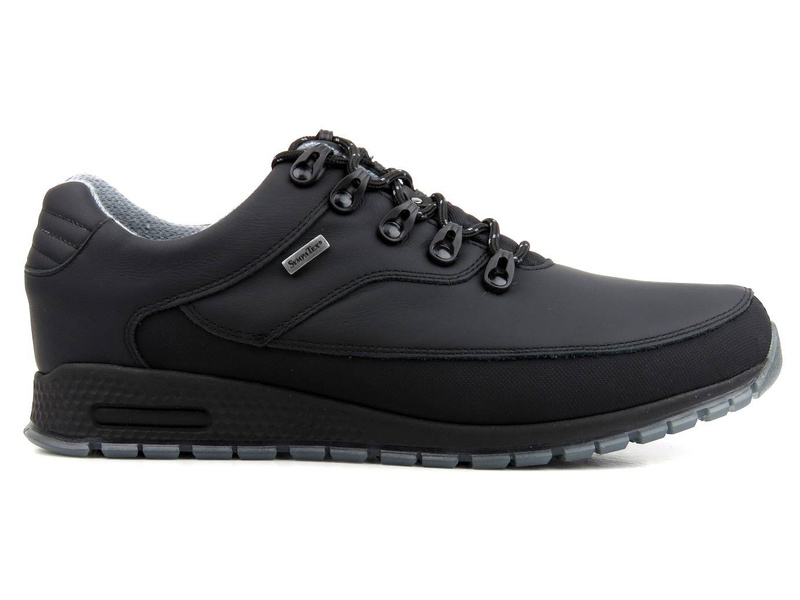Trekkingi męskie, buty sportowe z membraną SympaTex - NIK 03-0948, czarne