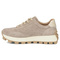 Wygodne sneakersy damskie ze skóry naturalnej zamszowej na platformie Filippo DP7498/26, beżowe