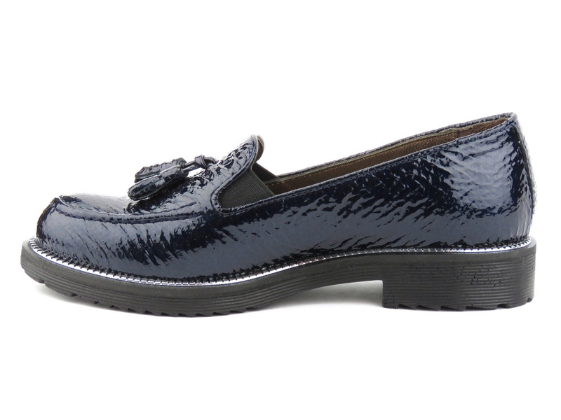 Półbuty, lordsy damskie Venezia 106979 NAVY