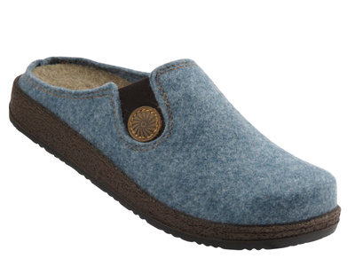 Wygodne kapcie damskie Befado 155D184, niebieskie