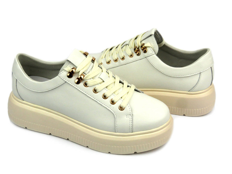 Buty sportowe, sneakersy damskie wsuwane - VENEZIA GR23810, beżowe