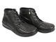 Wygodne Botki Damskie - AXEL Orthopedic 4488 Czarne Na Zamek