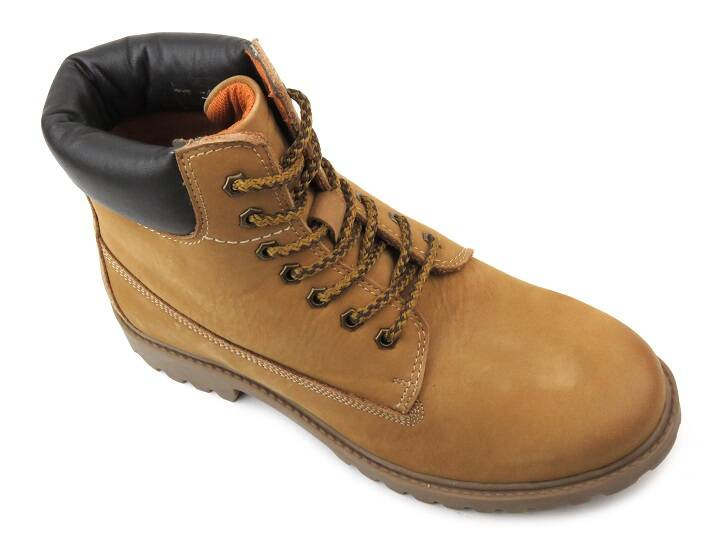 Trapery damskie z miękkiej skóry - MANITU 960163-21, jasnobrązowe